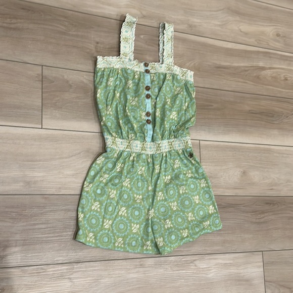 EUC Matilda Jane Clothing MJC Let’s Go Together Easy Sleep Romper Girls Size 14 - Picture 6 of 10